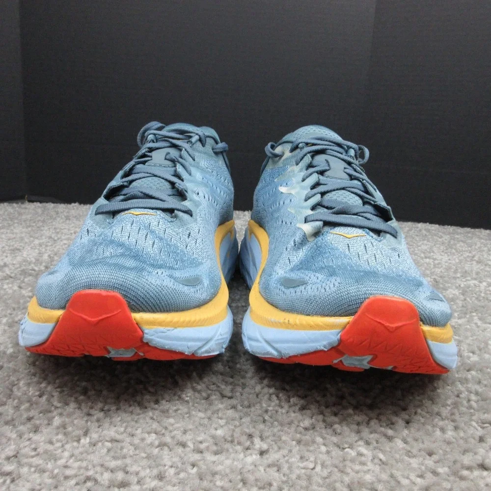 Hoka One One Sneakers Mens Size 12.5 D US Blue Clifton 8 Running Shoes Trainers